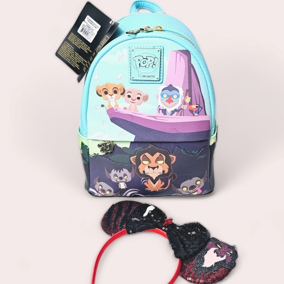 DISNEY Pop! X Loungefly The Lion King Pride Rock Mini Backpack + FREE Ears - Picture 14 of 15